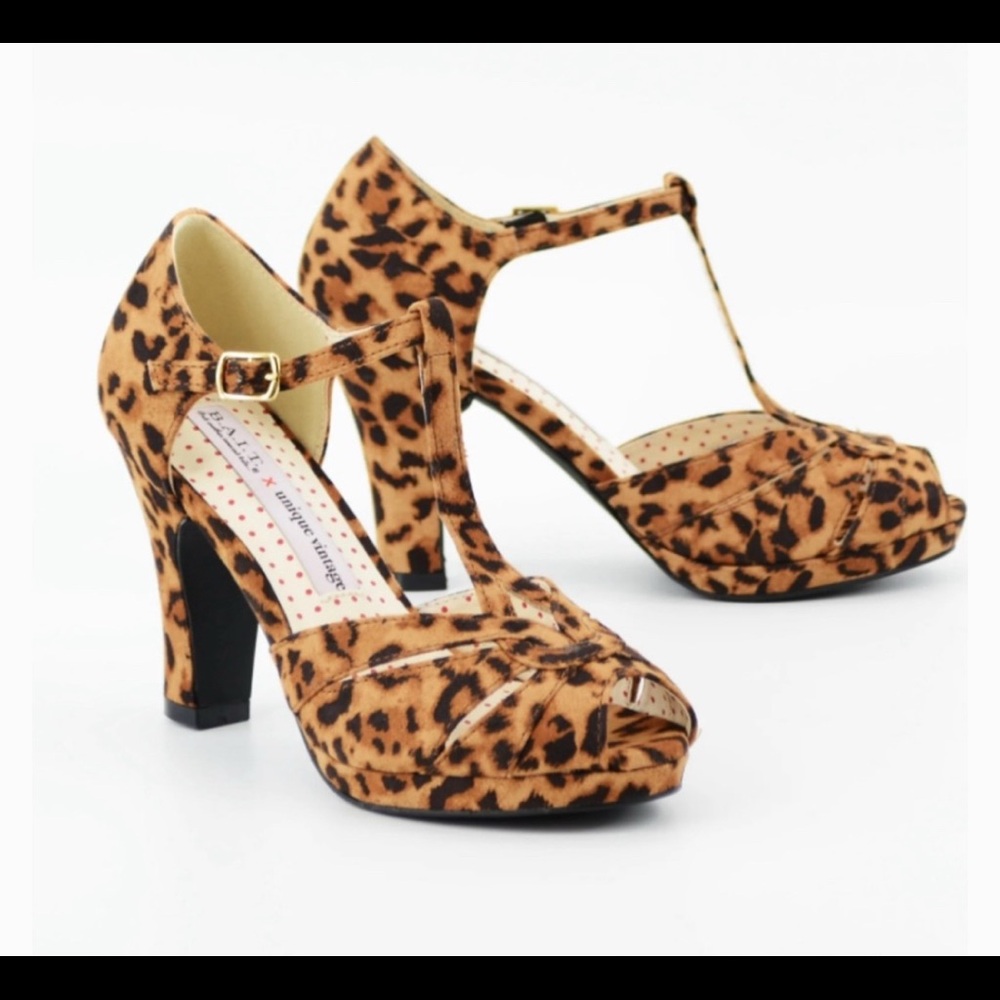 Bait Footwear x Unique Vintage Lacey - Leopard